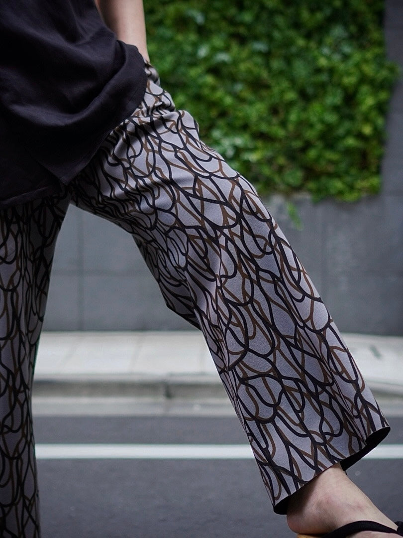 SOFT SEAM REVERSIBLE SAROUEL BAGGY PANTS