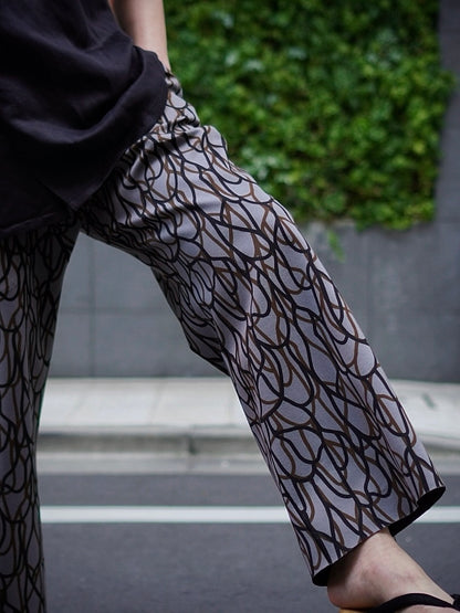 SOFT SEAM REVERSIBLE SAROUEL BAGGY PANTS