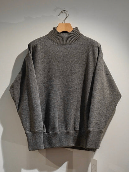 TURTLE NECK SWEATSHIRT / WOOL FRENCH TERRY