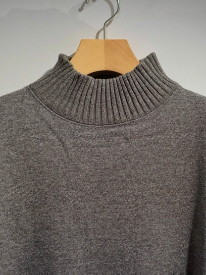 TURTLE NECK SWEATSHIRT / WOOL FRENCH TERRY