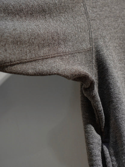 TURTLE NECK SWEATSHIRT / WOOL FRENCH TERRY