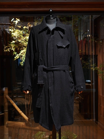 WASHED WOOL / BELTED COAT