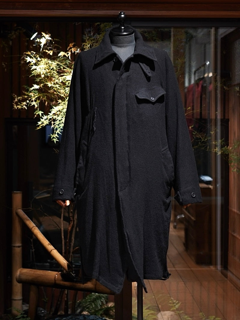 WASHED WOOL / BELTED COAT