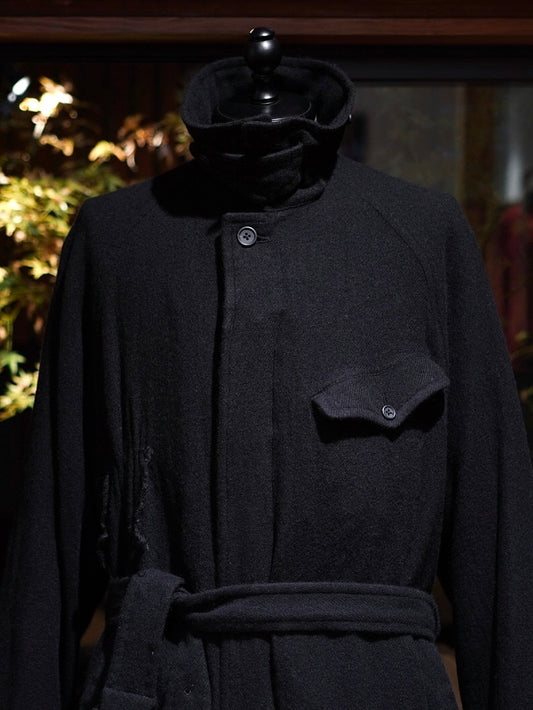 WASHED WOOL / BELTED COAT