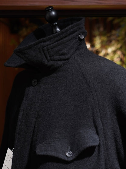 WASHED WOOL / BELTED COAT