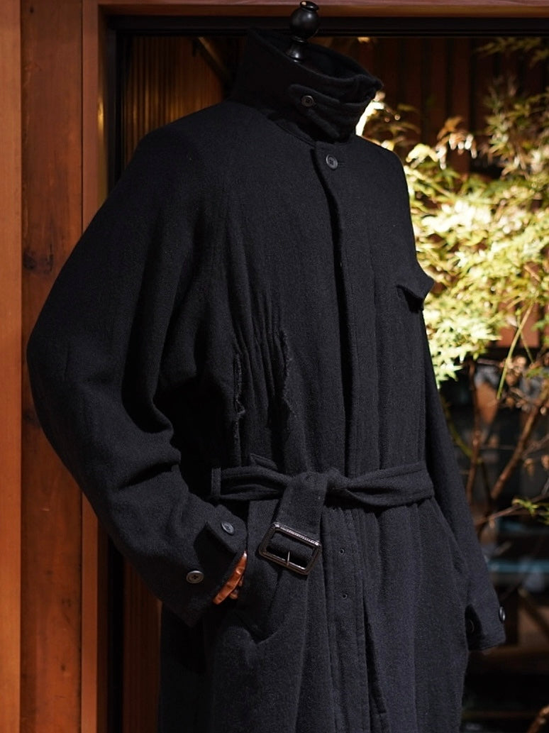 WASHED WOOL / BELTED COAT
