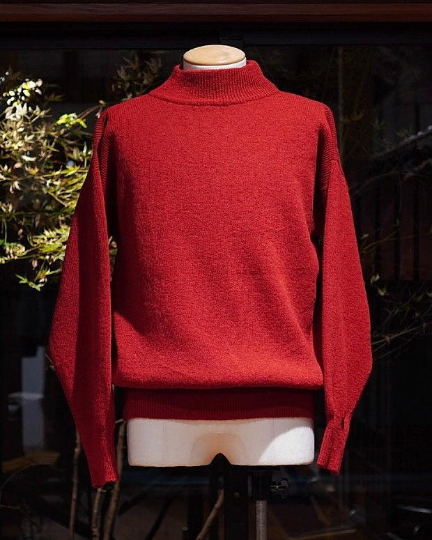GOB SWEATER / HARD TWISTED SHETLAND WOOL