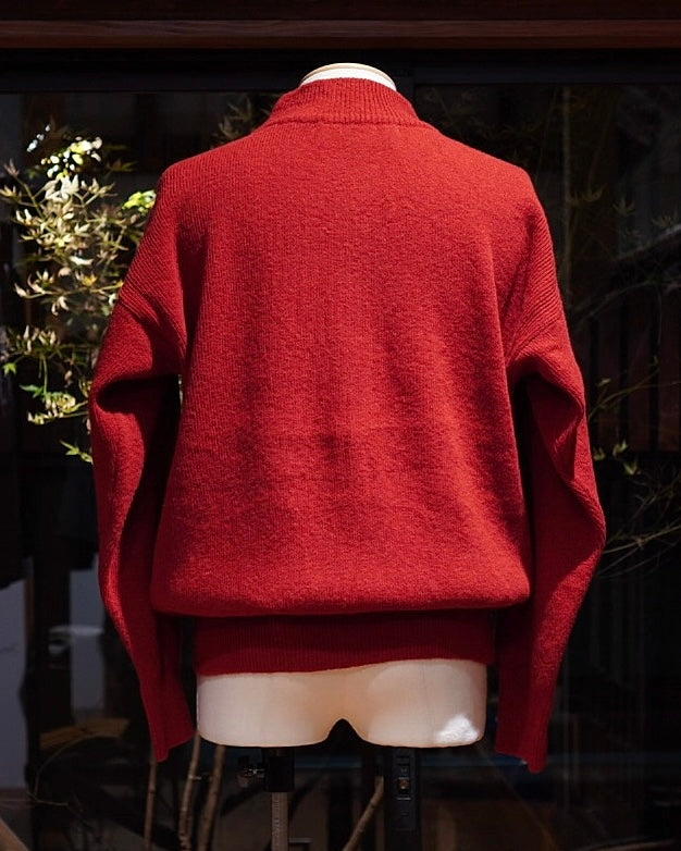 GOB SWEATER / HARD TWISTED SHETLAND WOOL