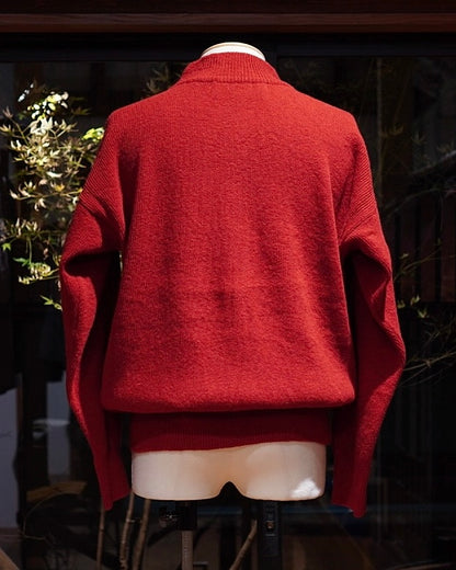 GOB SWEATER / HARD TWISTED SHETLAND WOOL