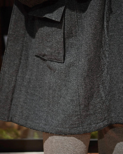 WOOL HERRINGBONE / PARKA COAT