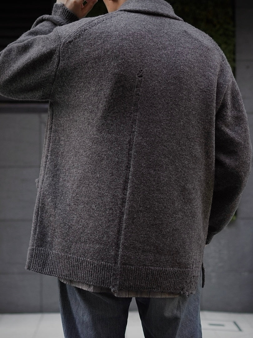 CHUNKY WOOL / KNIT CARDIGAN