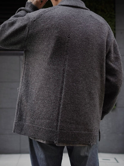 CHUNKY WOOL / KNIT CARDIGAN